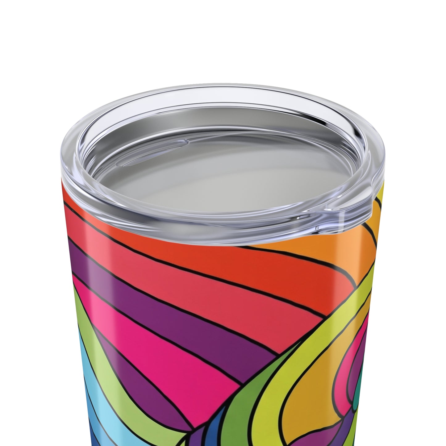 20 oz Stainless Steel Printed Tumbler with Double Wall Vacuum Insulation Travel Mug Leak Proof with Lid