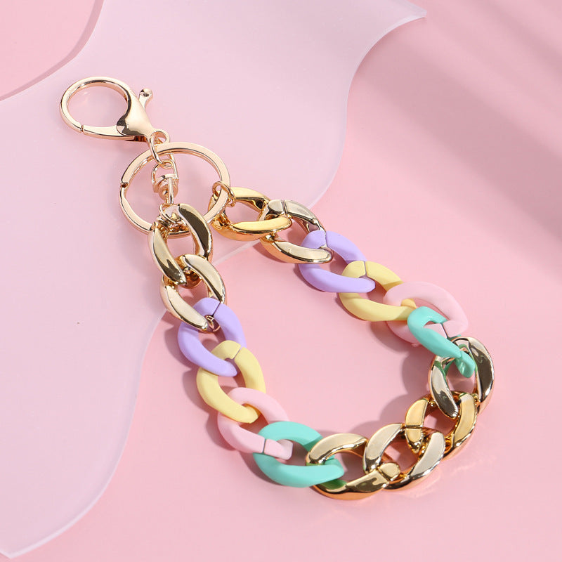 Acrylic Keychain For Bags And Clothing Cute Key Ring Accessory With Durable Chain Pendant Great For Backpacks And Bags