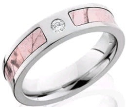 Unisex Titanium Steel Ring Inlaid Zircon 5mm Wide Band Light Luxury Design European American Silver Ring Everyday