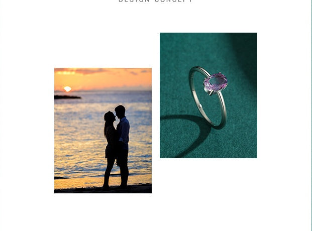 Womens Sterling Silver Ring Oval Imitation Watermelon Tourmaline Geometric Design Fashion Ring High End Silver