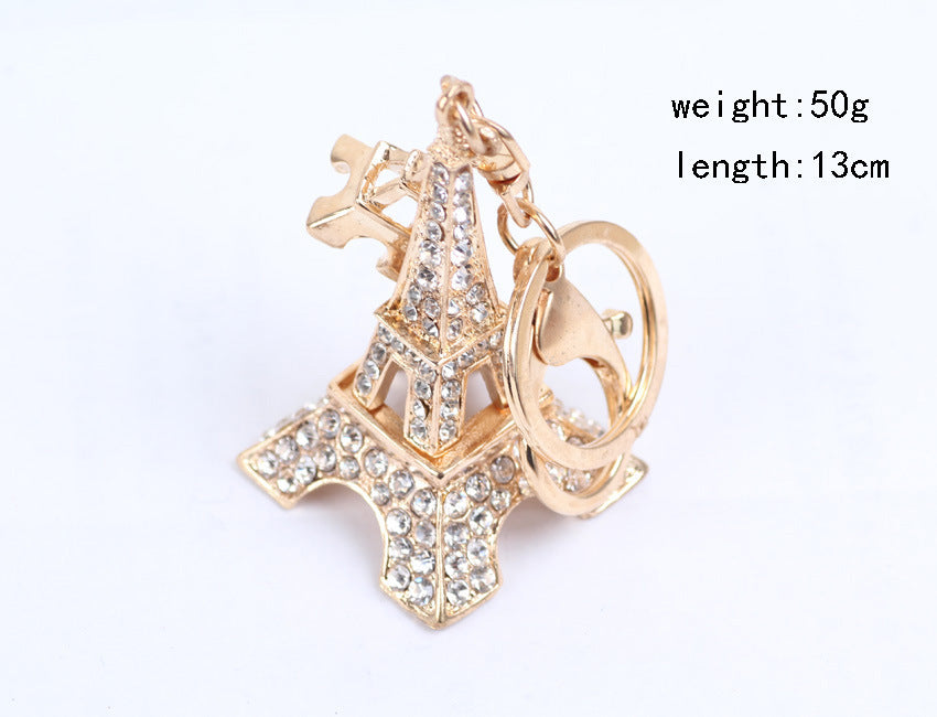 Eiffel Tower Keychain Metal Pendant Exquisite Gold Electroplated Fashion Accessory And Perfect Gift Eiffel Gift
