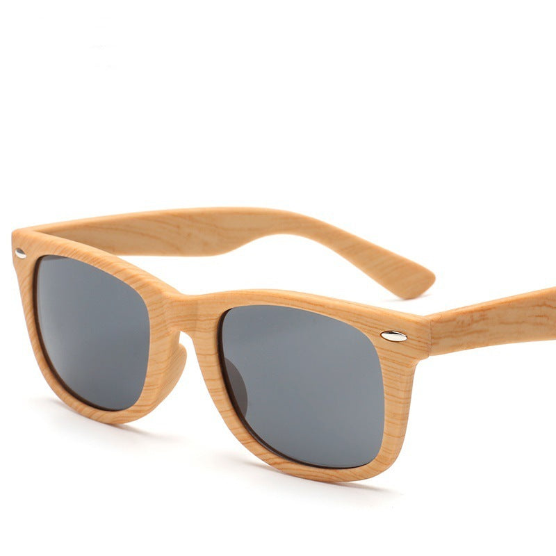 Wood Grain Sunglasses Unisex UV Protection Fashion Eyewear Travel Glasses Durable AC Lenses For Men Plus Women