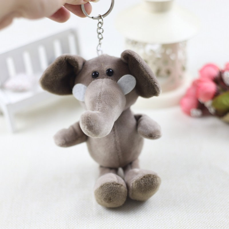 Animal Plush Pendant Hanging Lion Giraffe Hippo Elephant Donkey Calf Soft Cute Plush Toys Great For Kids Rooms