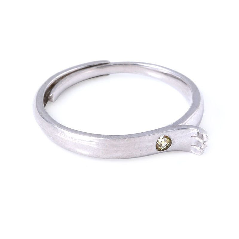 Adjustable Copper Couple Ring for Women and Men Jewelry