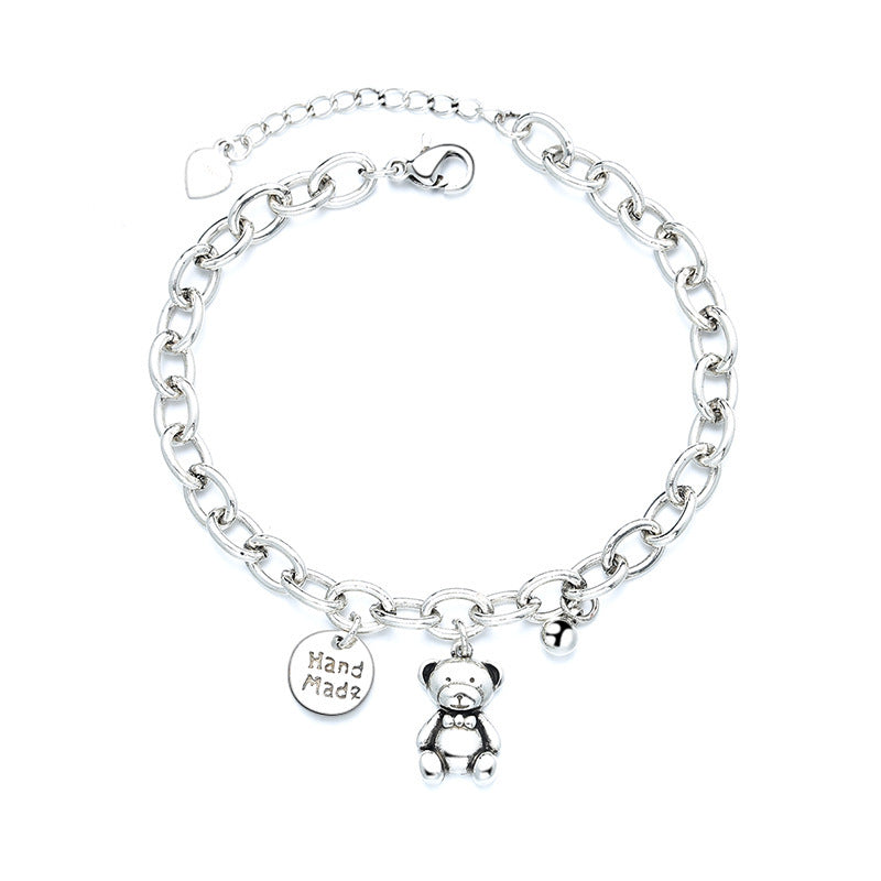 Copper Electroplated Geometric Tassel Bracelet With Gypsophila Beads For Her Gift Style Jewelry Everyday Style