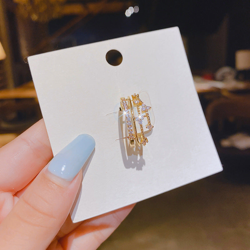 Womens Adjustable Gold Ring With Cubic Zirconia Elegant Copper Ring Durable Everyday Wear For Daily Wear Gifts