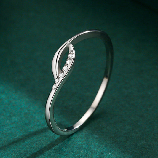 Womens Sterling Silver Cross Ring With Geometric Design And Gold Plated Gem Inlay925 Silver US Sizes 5 6 7 8 9