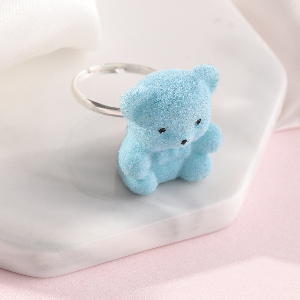 Womens Velvet Ring Fashion Jewelry Simple Metal Electroplated Ring Chicest Ring For Women Creative Ring Design