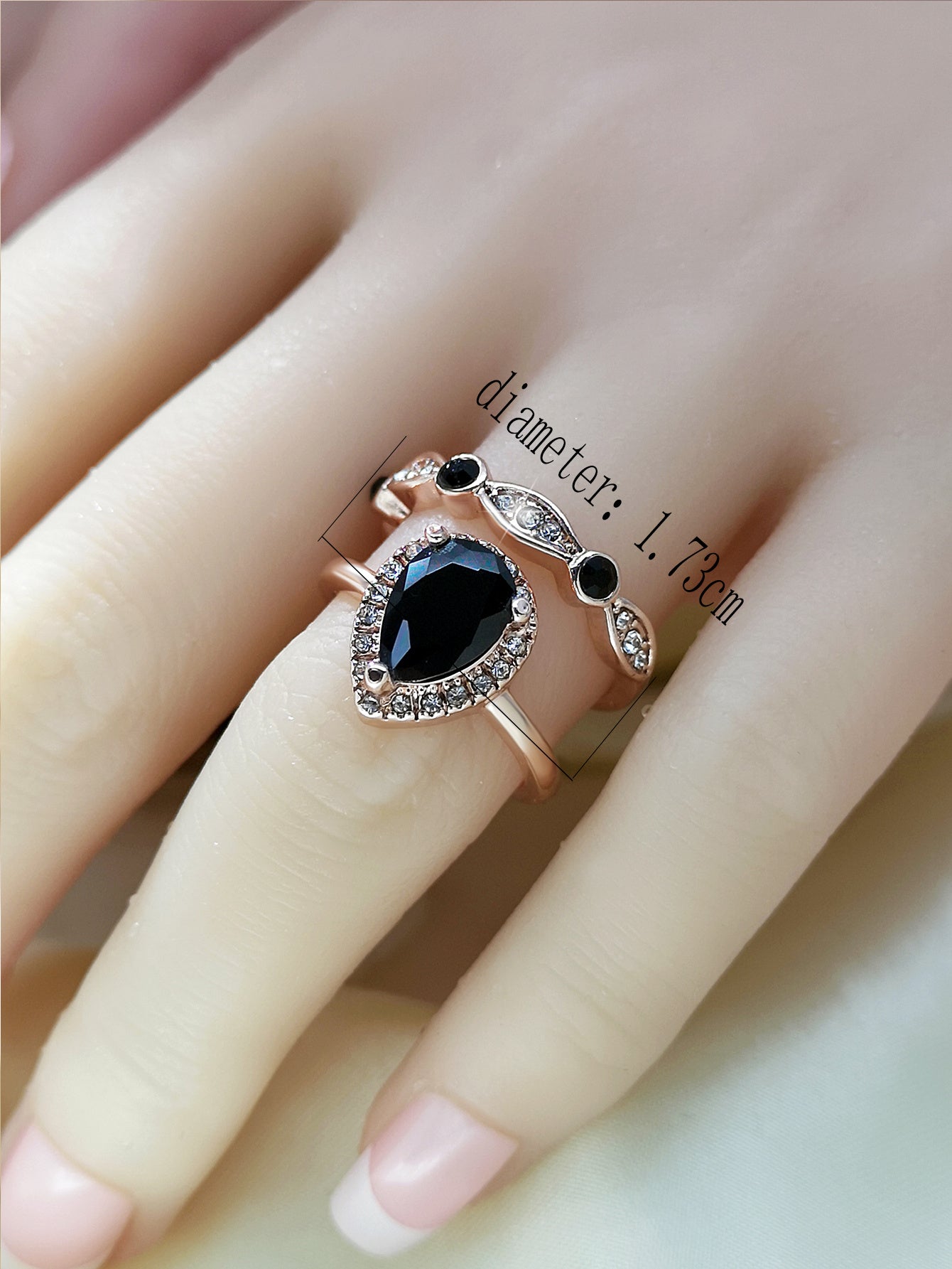 Rose Gold Alloy Rhinestone Geometric Bracelet Korean Style Dainty Elegant Stackable Jewelry For Women Gift Now