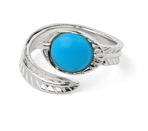 Adjustable Stone Ring Unisex Jewelry Geometric European American Style Travel Gift Travel Keepsake For All Soon