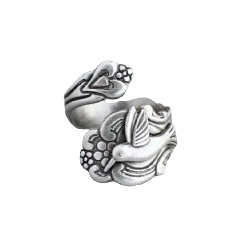 Unisex Azalea Flower Copper Ring Electroplated Fashion Jewelry Durable Accessory For Everyday Wear Casual Wear