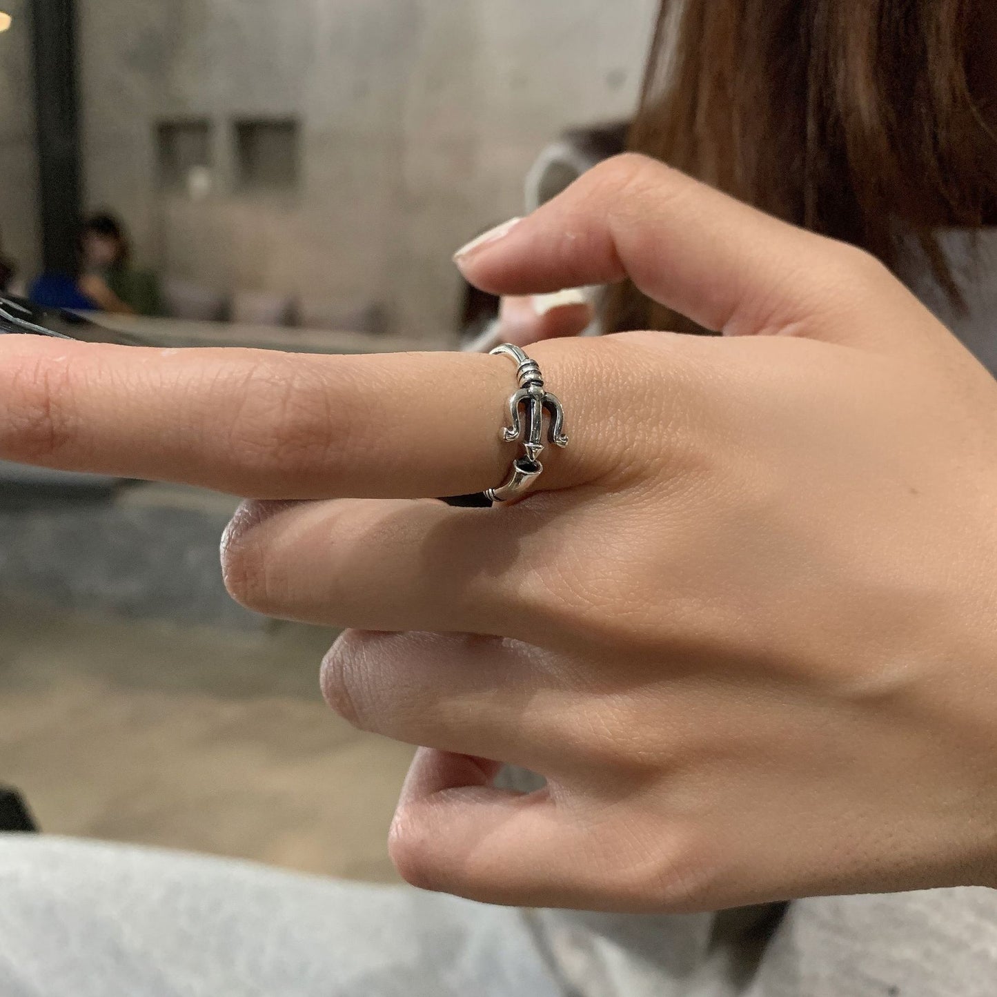 Womens Silver Bangle Bracelet Geometric Design Korean Fashion Jewelry Thai Silver Plated For Wedding Birthdays