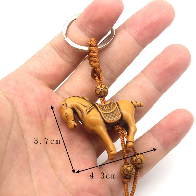 Animal Keychains Cute Horse Key Rings Turtle Key Chain Elephant Accessories For Bags Purses And Car Keys Plastic