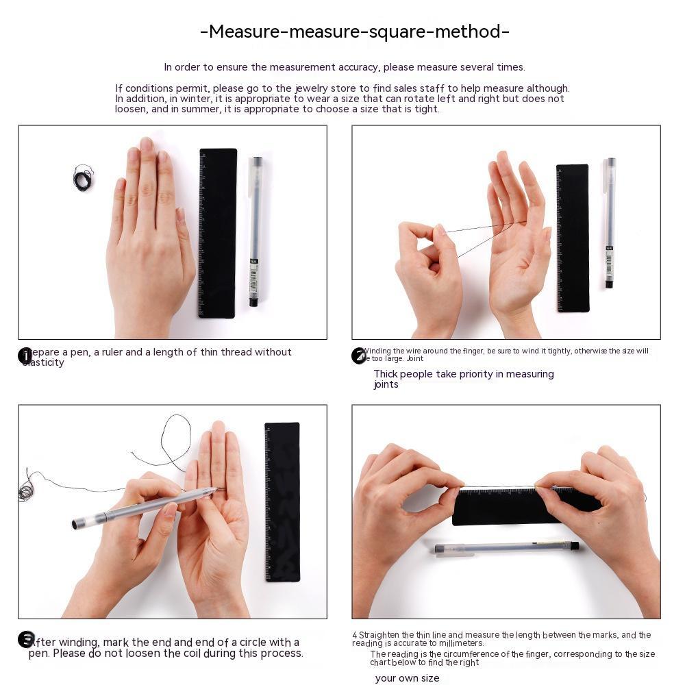 Two Tone Geometric Ring With Gemstone Inlay Alloy Band Elegant Statement Jewelry For Women And Girls Sizes 6 7