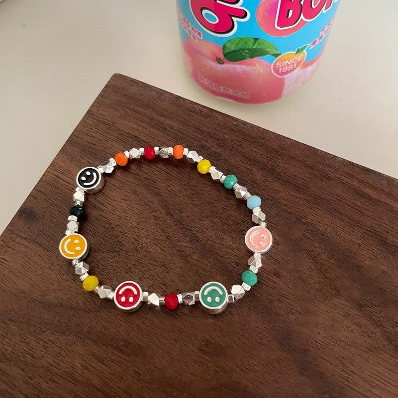 Women Electroplated Bracelet With Artificial Crystal Chic Design Fashionable Bangle Jewelry For Women And Girls