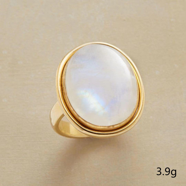 Womens Glossy Geometric Retro Gold Inlaid Ring Unisex Zinc Alloy Jewelry Size 5 6 7 8 9 10 11 Color Golden 5 6
