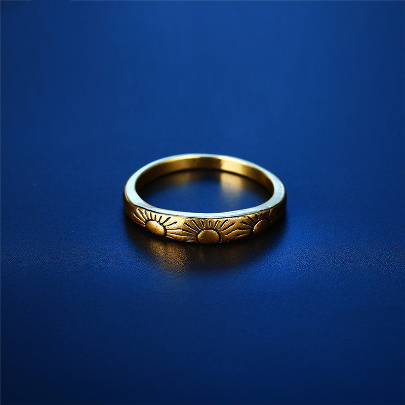 Womens Statement Ring Alloy Fashion Jewelry European American Style Gold Finish For Special Occasions Ring Now