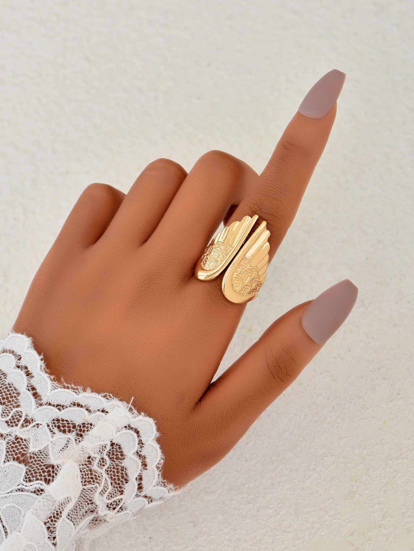 Geometric Metal Ring Trendy Fashion Statement For Everyday Wear Or Special Occasions Women Elegant Polished Finish