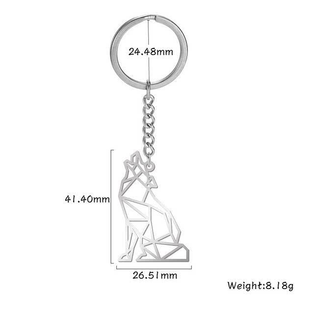 Animal Stainless Steel Key Ring Keychain For Men And Women With Various Animal Designs Durable Non Rusting Dog