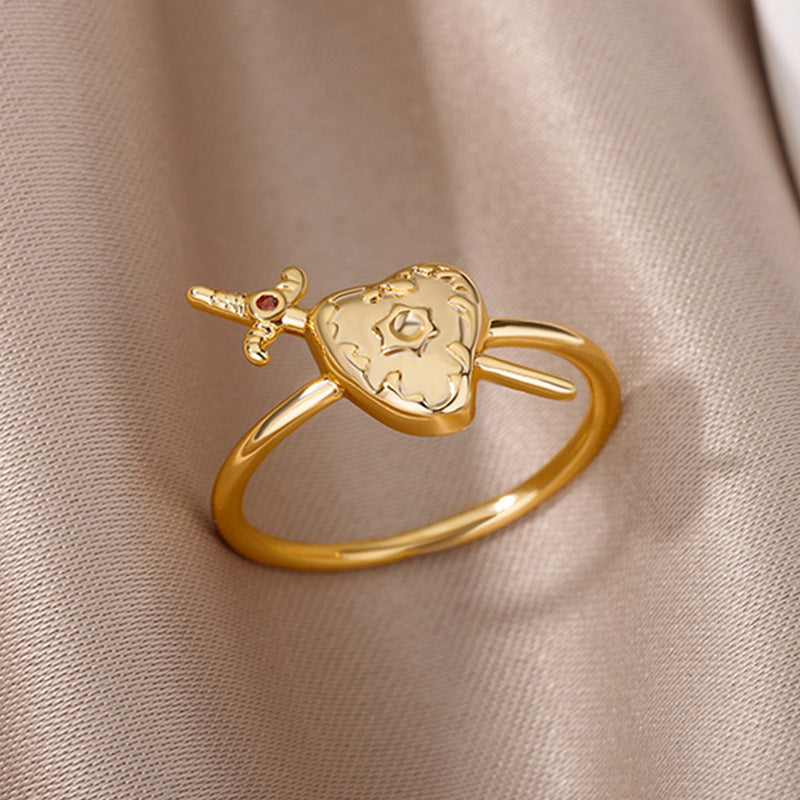 Womens Titanium Steel Fashion Ring Hypoallergenic Durable Everyday Jewelry Accessory For Daily Wear Gift Ideas Today