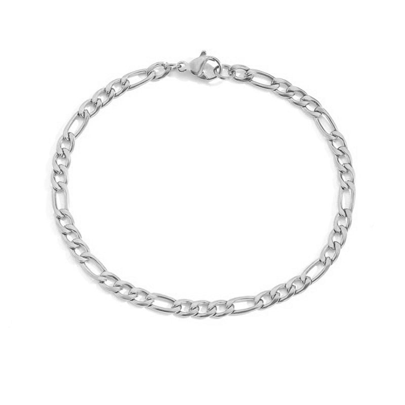 Womens Stainless Steel Bracelet Electroplated Chain Jewelry