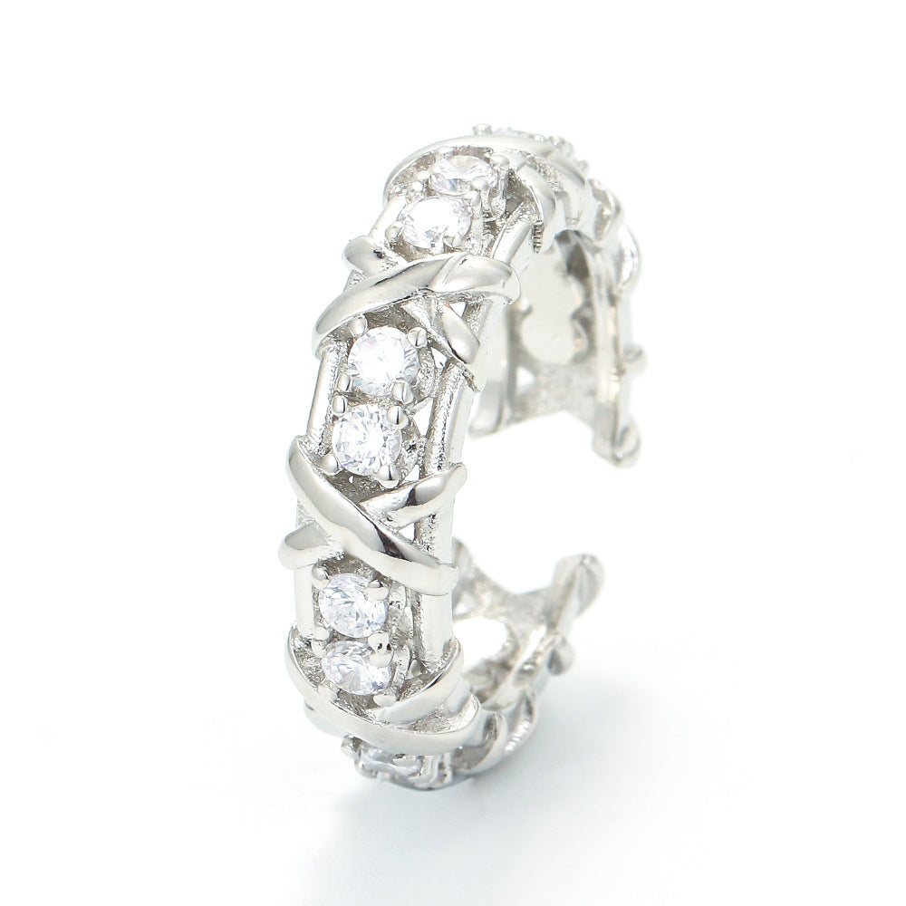 Personalized Hip Hop Ring With Micro Setting Copper