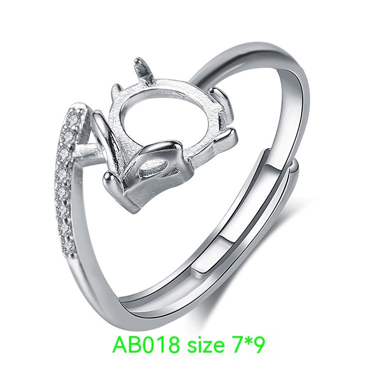 Womens Adjustable Heart Ring With Open Design And Silver Plated Frame For Elegant Wear For Everyday Wear Gifts Now