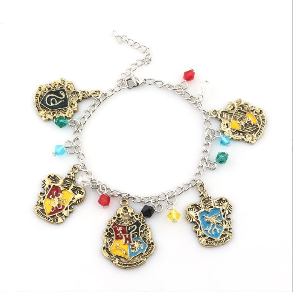 Cartoon Character Bracelet With Faux Gemstones Alloy Electroplated Vintage Style For Women Retro Style Jewelry