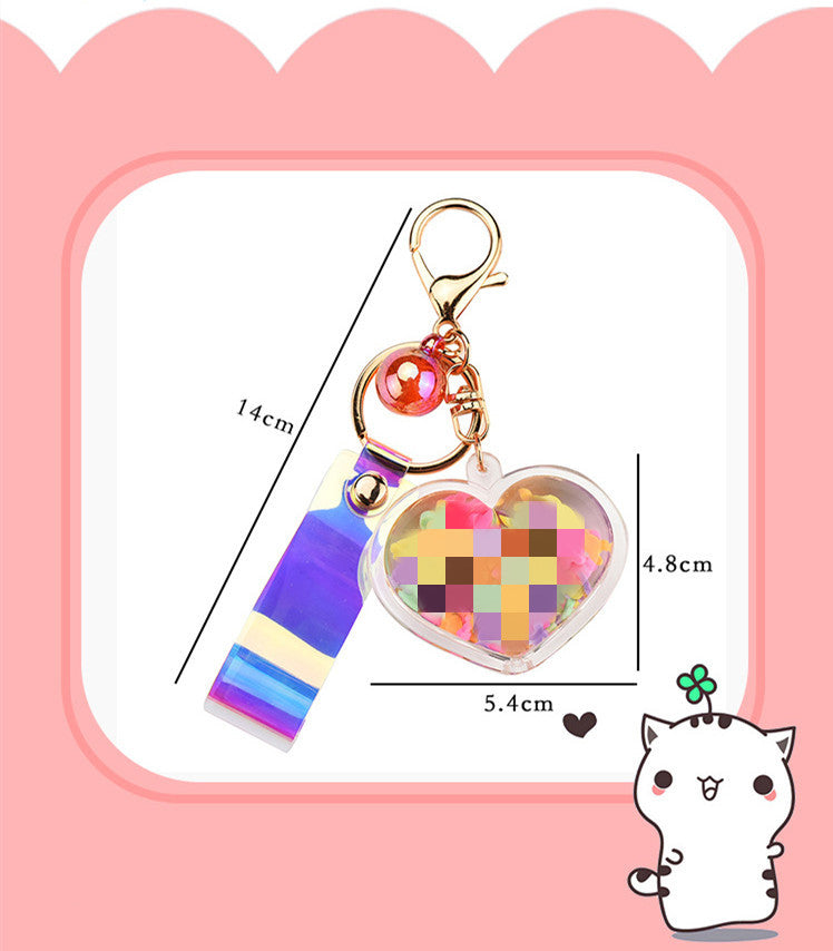 Heart Keychain Peach Heart Design Zinc Alloy Keyring For Keys And Bags Fashion Accessory Cute Durable Portable Keychain