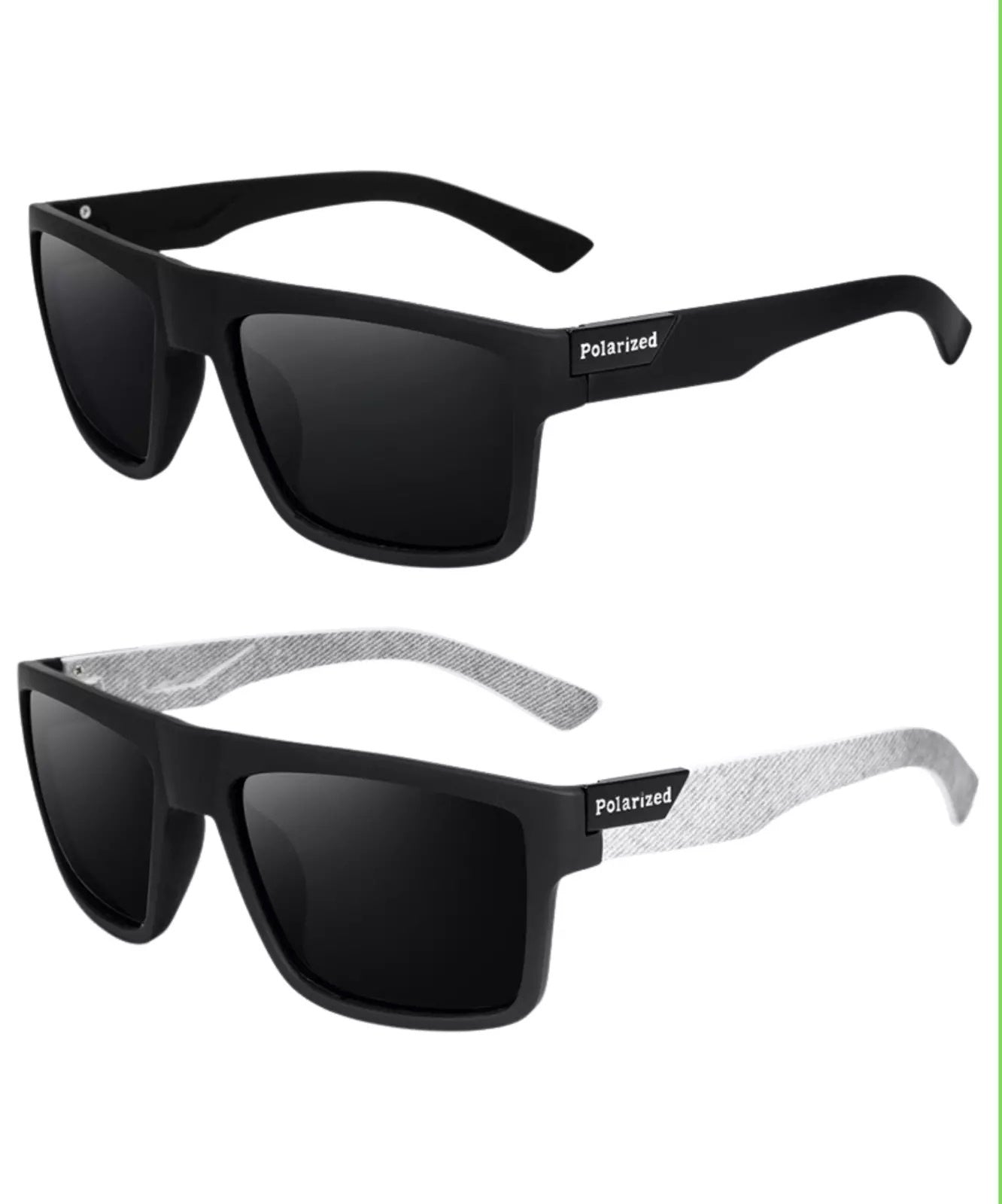 Mens Polarized Sports Sunglasses UV400 Protection TAC Lenses PC Frame For Outdoor Activities Riding Driving Eyewear