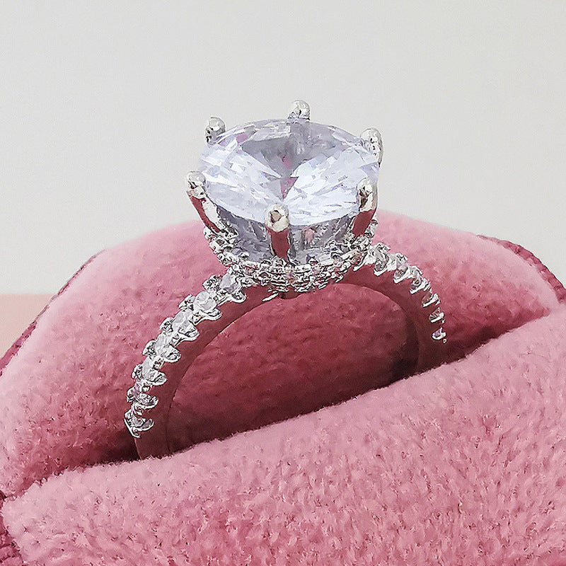 Copper Ring Silver Tone With Round And Oval Elements Fashion Jewelry Simple Elegant Ring For Everyday Wear It