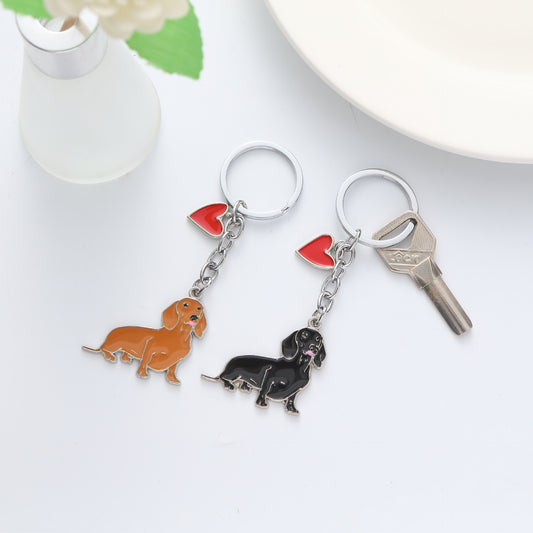 Zinc Alloy Key Ring Ornament American Design Durable Lightweight Metal Keychain Accessory Gift For Everyday Use