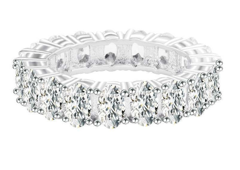 Zircon Stacking Ring Fashion Jewelry For Women Simple Cold Style Niche Design Modern Look Elegant Fashion Ring