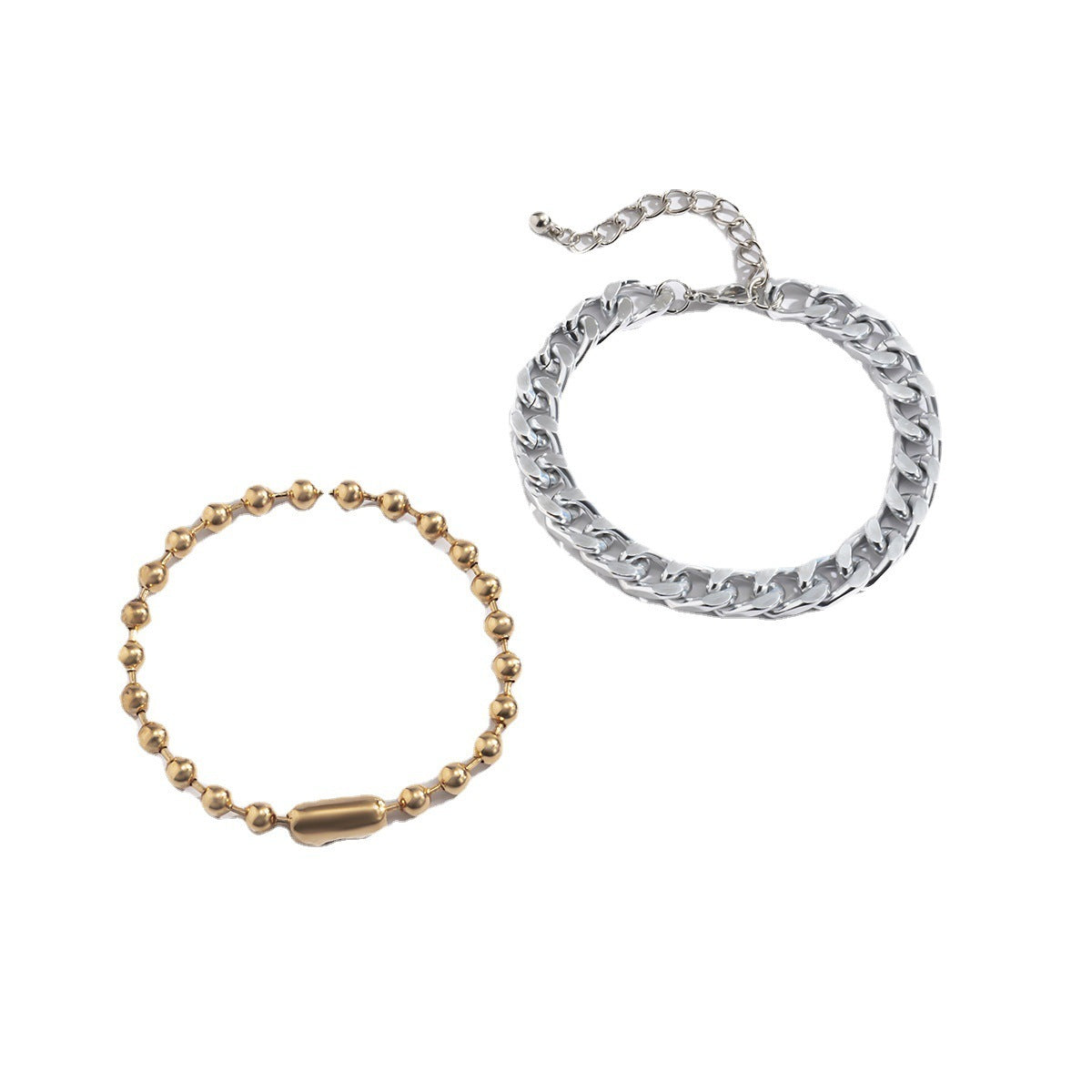 Mens Geometric Bracelet Iron Aluminum Hip Hop Streetwear Fashion Jewelry Gift For Men And Boys Cool Design Now