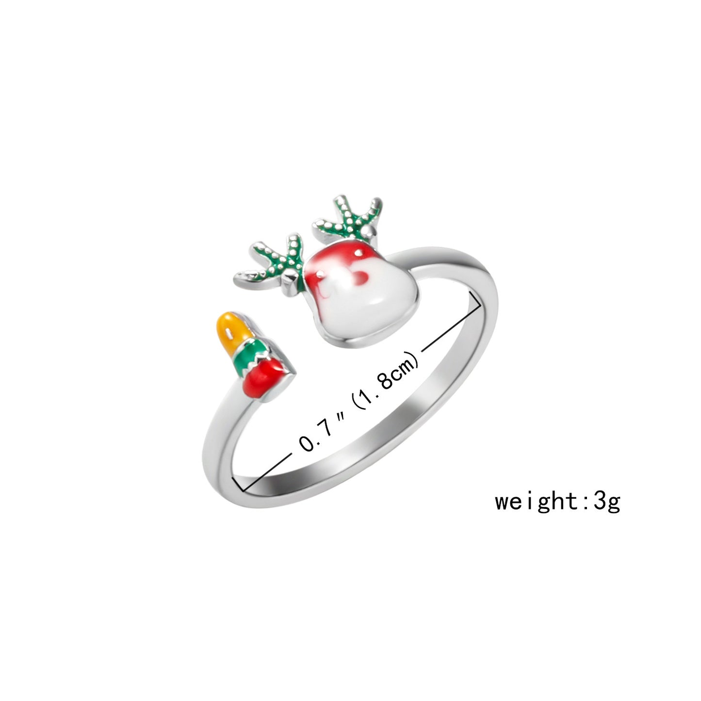 Adjustable Deer Horn Ring With Imitation Pearl Accents Copper Metal Open Ring For Women European Design Jewelry