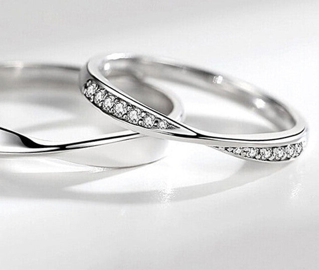 Copper Diamond Ring With Pearl Shell Starry Sky Elements Meteor Shower Saturn Design Electroplated Band Ring X1