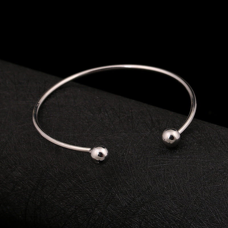 Unisex Geometric Bracelet Electroplated Alloy Wristband