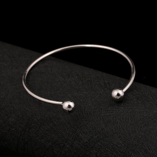 Unisex Geometric Bracelet Electroplated Alloy Wristband