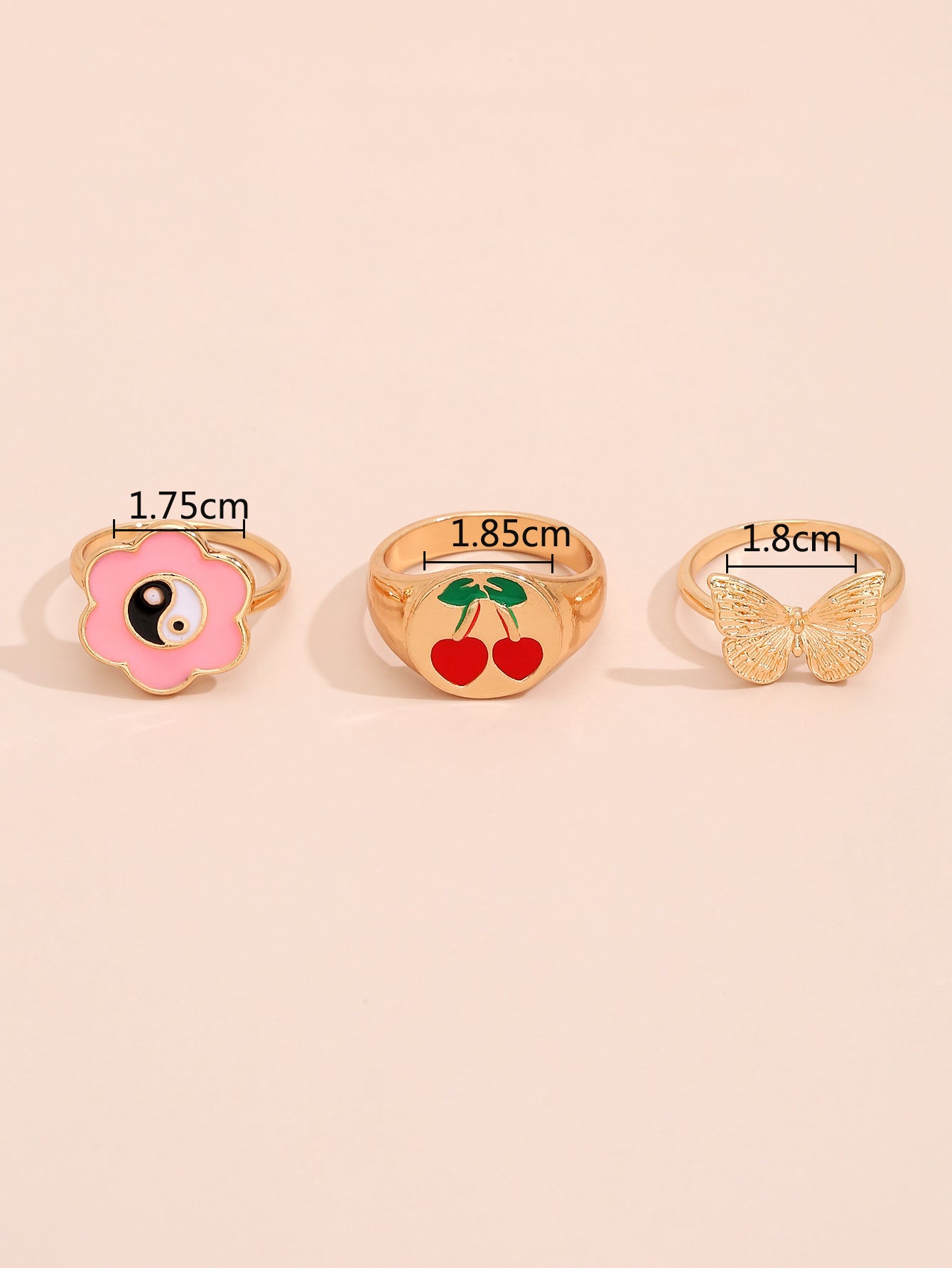 Womens Fashion Rings Set Irregular Trendy Rings For Women Zinc Alloy Electroplated Ring Set Elegant Daily Wear