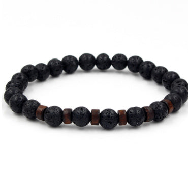 Vintage Volcanic Stone Beaded Bracelet Durable And Stylish For Daily Wear And Occasions For Everyday Style Use