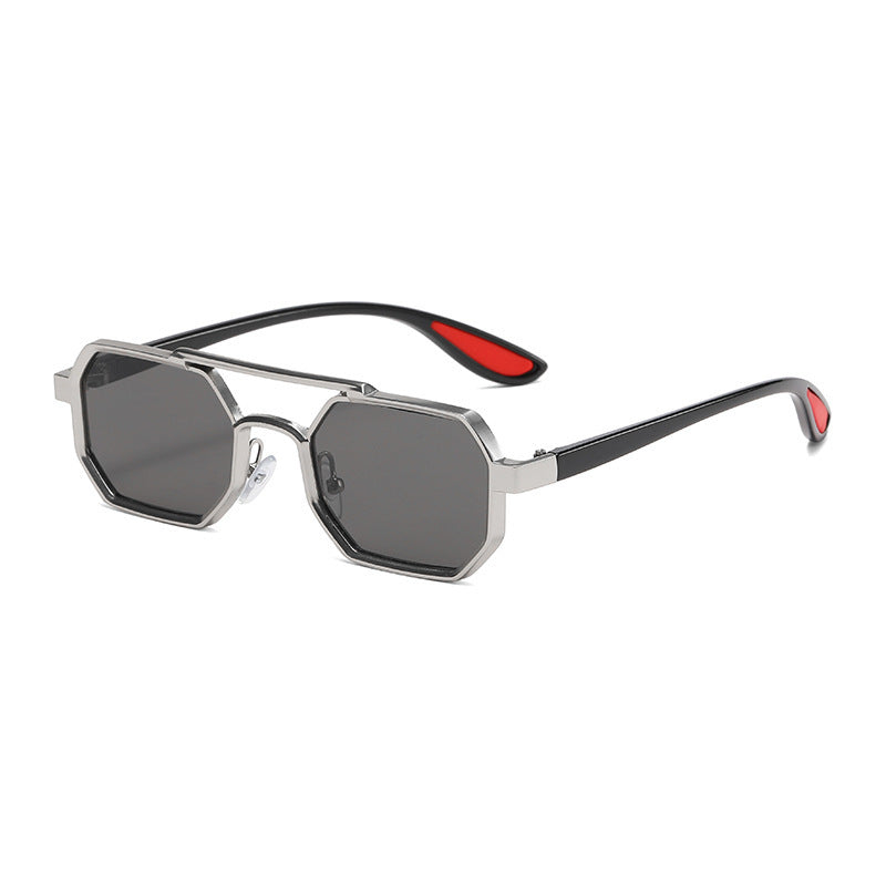 Large Frame Sunglasses Style Eyewear Non Polarized UV400 Protection Full Frame Metal Unisex Casual Sun Glasses