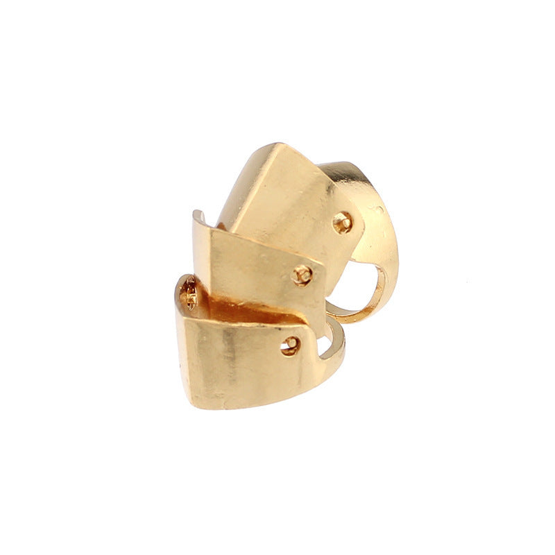 Gold Plated Multilayer Geometric Ring for Women Alloy Jewelry