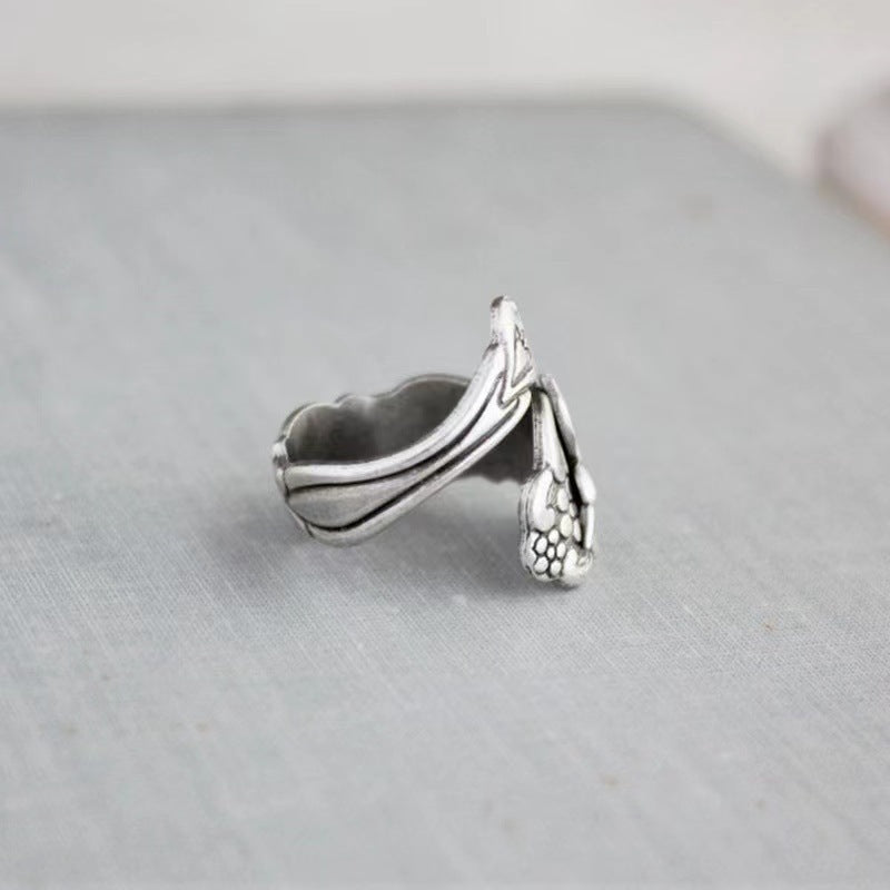 Unisex Azalea Flower Copper Ring Electroplated Fashion Jewelry Durable Accessory For Everyday Wear Casual Wear