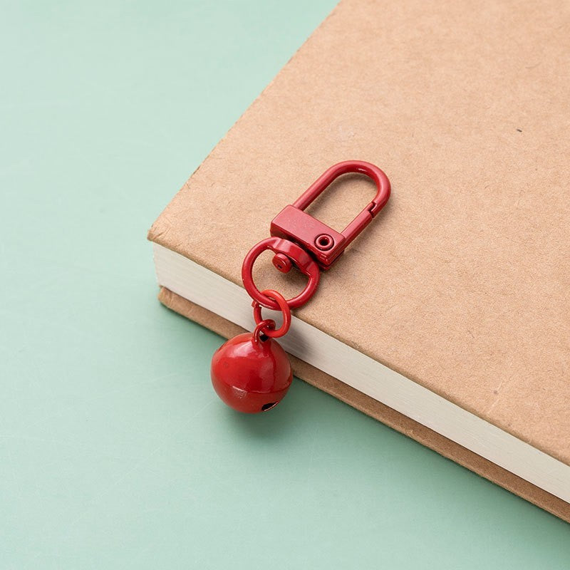 Iron and Copper Bell Keychains Pendants Durable Metal Key Chains Accessories Decorative Charms for Purses Bags