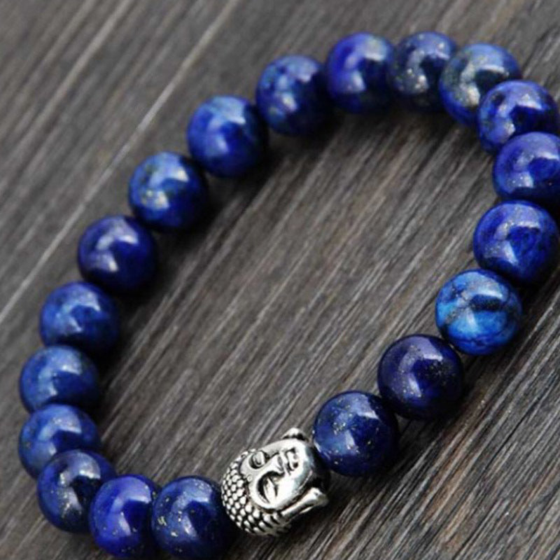 Unisex Lava Stone Bracelet Amethyst Tiger Eye Geometric Natural Stone Jewelry For Men And Women Durable 8mm Stones