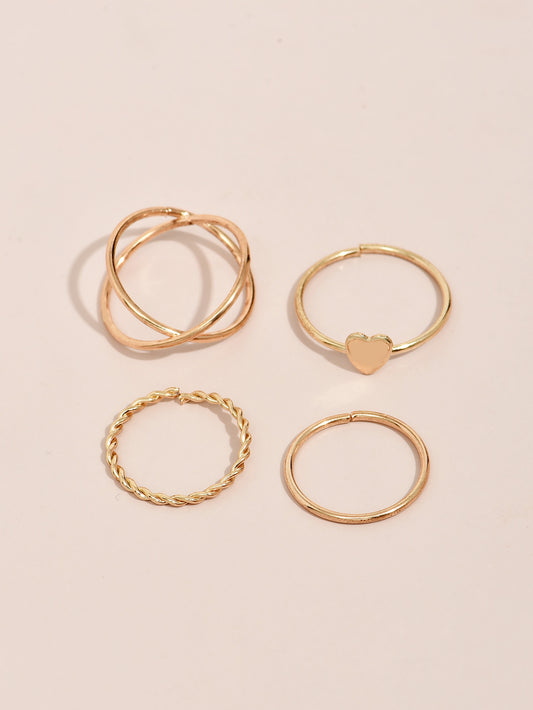 Womens Lightweight Zinc Alloy Ring Modern Design Everyday Jewelry For Women Fashion Ring Modern Look For Women