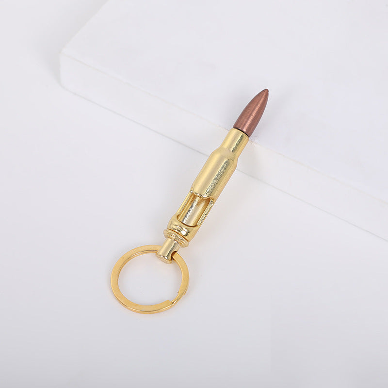 Bullet Shape Keychain Bottle Opener Pendant Alloy Fashion