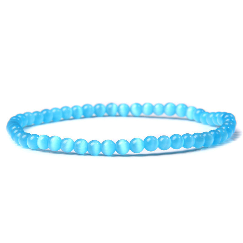 Womens Agate Stone Bead Bracelet Ethnic Geometric Crystal Jewelry Natural Energy Stone Peacock Agate Bracelet Gift