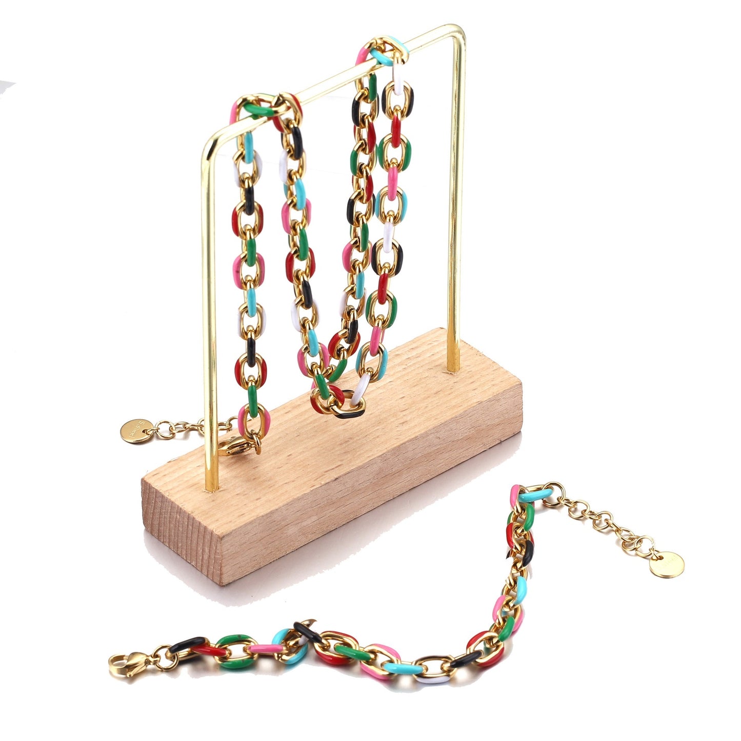 Stainless Steel Cuban Link Chain Necklace Or Bracelet Polished Grinding Chain Jewelry Gold 6mm 8mm 10mm All Sizes