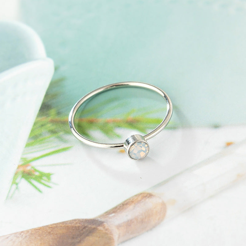 Womens Heart Ring Alloy Metal Electroplated Simple Retro Design Heart Shaped Promise Ring For Women Daily Uses